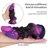 Starry Sky Irregular Shape Simulated Silicone Dildo, Thick and Long Female Masturbation Toy, Anal Plug for Anus Expansion 6