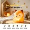 Children's room and nursery decorative light, made of soft silicone material, adjustable brightness, perfect sleep companion, bedroom bedside lamp, touch-sensitive control, USB charging, timer shut-off, ideal Halloween and Christmas gift 4