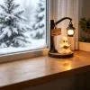 Cute Halloween Ghost LED Night Light – 3D Reading Book Lamp with Hanging Lantern, Resin Desk & Shelf Decor for Bedroom, Kids Room, Book Lovers 6