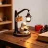 Cute Halloween Ghost LED Night Light – 3D Reading Book Lamp with Hanging Lantern, Resin Desk & Shelf Decor for Bedroom, Kids Room, Book Lovers 4