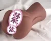 ถุงมือสำหรับเล่นกามารชีพแบบสองปลาย ที่ให้ความรู้สึกสมจริง พร้อมช่องสามทาง สำหรับผู้ชาย ปลอดภัยต่อผิวหนัง ผลิตจากวัสดุ TPE 11