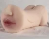 ถุงมือสำหรับเล่นกามารชีพแบบสองปลาย ที่ให้ความรู้สึกสมจริง พร้อมช่องสามทาง สำหรับผู้ชาย ปลอดภัยต่อผิวหนัง ผลิตจากวัสดุ TPE 7