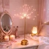 LED Desk Lamp Hyacinth Firework Gold Wire Night Light Touch Control Suitable for Bedroom and Living Room Gift 3