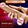 Consolador inalámbrico realista con vibración función de empuje lamido y calentamiento seguro para el cuerpo impermeable y recargable juguete para adultos para mujeres 3