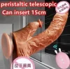 Consolador inalámbrico realista con vibración función de empuje lamido y calentamiento seguro para el cuerpo impermeable y recargable juguete para adultos para mujeres 2