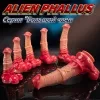 Alien Design Jugo de succión con cuerpo grande juguete para adultos seguro de silicona para parejas 1