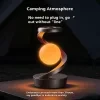 Rotating Floating Ball Lamp RGB Color Ambient Night Light with Motion Sensor Rechargeable Suitable for Desk Outdoor Camping Bedroom 8