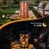 Solar Garden Light Sunflower Butterfly Colorful Projection Iron Hanging Outdoor Patio Light Mother s Day Gift 5