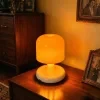 Mushroom shaped table lamp rechargeable bedside night light with touch dimming and warm sunset gradient lighting suitable for bedroom and desk 3