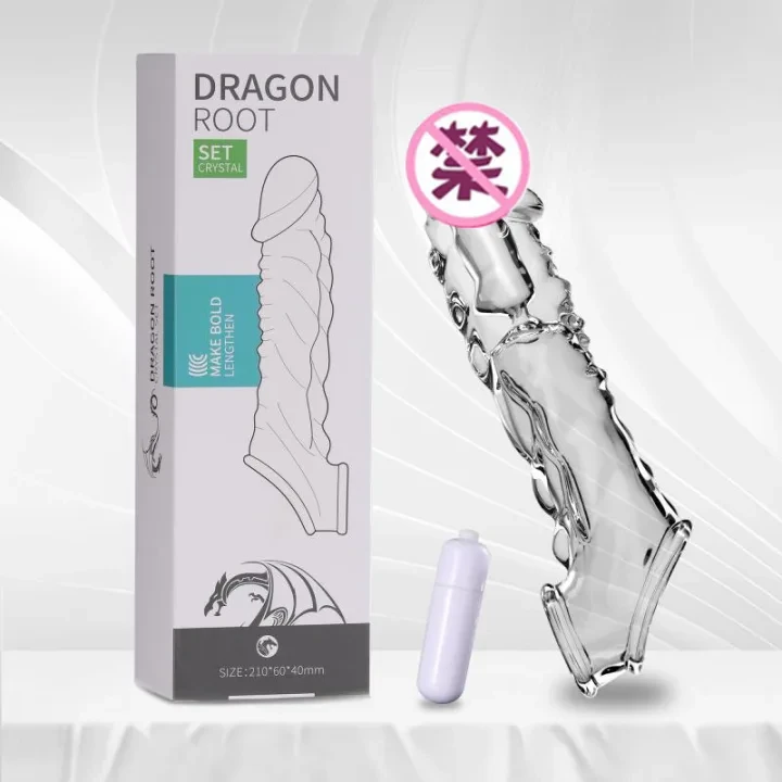 Transparent / Extended 8CM Vibrating Model