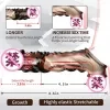 1 reusable vibrating sleeve with vibration ring transparent penis ring 4