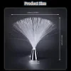 Fiber Optic Color Changing LED Ambient Light Starry Sky Effect Desk Lamp Ideal for Bedroom Decoration 6