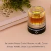 Base de exhibición para bola de cristal LED luz táctil multicolor carga USB adecuada para joyería arte de vidrio y globos terráqueos de acrílico 3