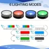 Base de exhibición para bola de cristal LED luz táctil multicolor carga USB adecuada para joyería arte de vidrio y globos terráqueos de acrílico 2