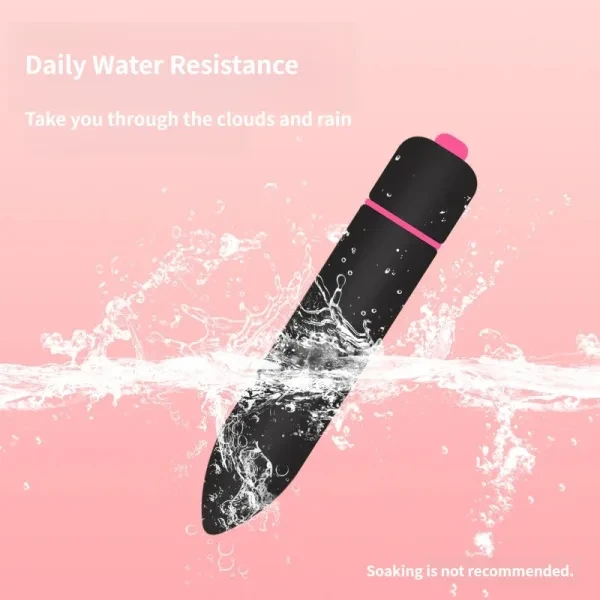 Mini Bullet Vibrator for Women Pointed Tip G Spot Massager Skin Friendly Silicone Water Resistant Travel Discreet 1