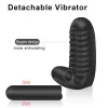 Rechargeable Silicone Finger Vibrator Wearable Clitoral G Spot Massager for Women Couples 8