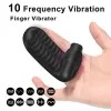 Rechargeable Silicone Finger Vibrator Wearable Clitoral G Spot Massager for Women Couples 12