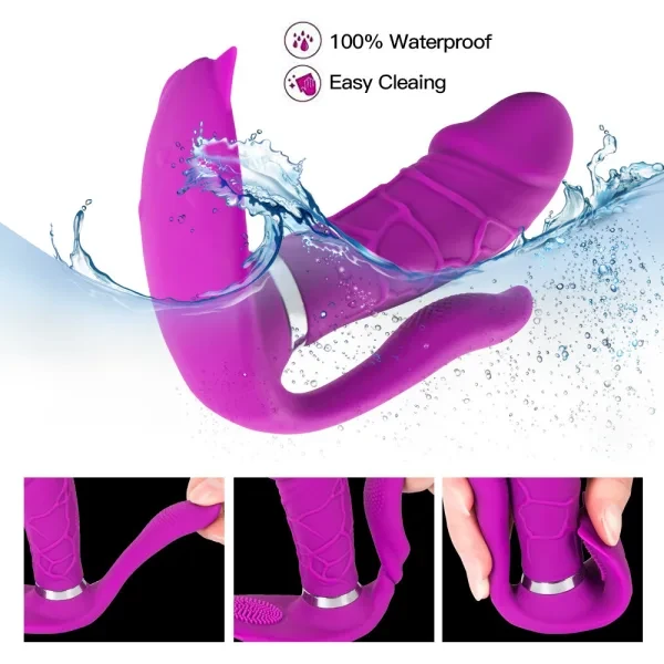 Wireless Invisible Wearable Vibrator Female Masturbation Device Adult Sex Toy 1