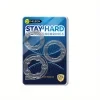 1 Set Secret Love Beaded Ring Men s Transparent Delay Sperm Locking Sleeve Dual Vibration Large Beads 5