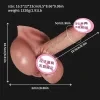 Realistic Penis Dildo with Suction Cup Base Hands Free Silicone Masturbator for Women 5