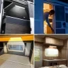 Rechargeable Motion Sensor LED Strip Light Wireless Magnetic Night Light Suitable for RVs Campers Wardrobes Kitchens Hallways Bedrooms 3
