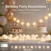 Star Cloud String Lights Battery Powered Warm White Fun Night Light for Baby Room Bedroom Party 7