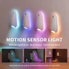 Motion Sensor Night Light Wireless Wall Lamp Adjustable Color PIR LED Lamp for Bedroom Staircase Corridor Wardrobe 2