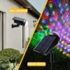 Lámpara proyectora disco solar RGB impermeable para exteriores decoración de jardín patio y césped ideal para fiestas de Navidad y Halloween 2