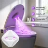 Desinfectante portátil UVC para inodoro linterna nocturna recargable desodorizador automático para baño ideal para viajes y uso en el hogar 7
