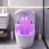 Desinfectante portátil UVC para inodoro linterna nocturna recargable desodorizador automático para baño ideal para viajes y uso en el hogar 5