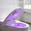 Desinfectante portátil UVC para inodoro linterna nocturna recargable desodorizador automático para baño ideal para viajes y uso en el hogar 9