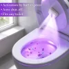 Desinfectante portátil UVC para inodoro linterna nocturna recargable desodorizador automático para baño ideal para viajes y uso en el hogar 6