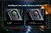 Linterna de mano recargable con haz concentrado iluminación portátil a larga distancia luz lateral múltiples modos ideal para uso al aire libre camping senderismo y emergencias 4