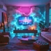 DIY LED Cloud Light Kit Music Sync RGB String Lights with Cotton for Gaming Room Bedroom Party Wedding Decor 4