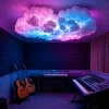 DIY RGB 云彩灯 LED 灯串 音乐同步 USB 供电 氛围天花板墙面装饰 适用于游戏室 卧室 派对 5