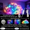 Luz LED con nube suave sincronización musical RGB montaje en pared o techo alimentación USB decoración DIY para habitaciones dormitorios juegos y fiestas 6